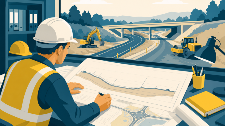 Ingénieur travaux publics, illustration One Tilt