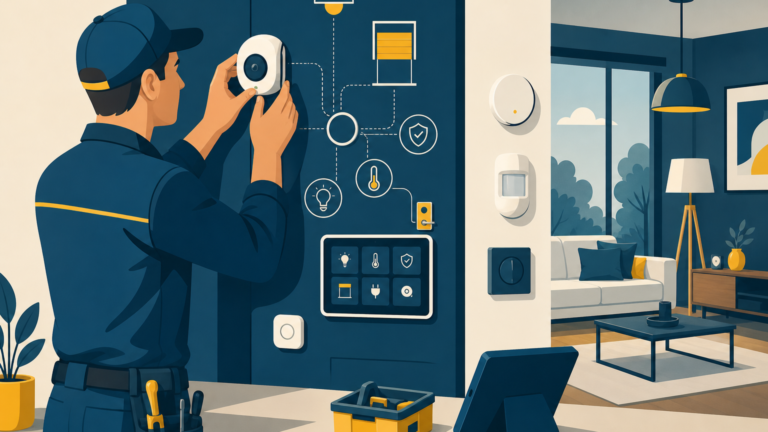 Installateur domotique, illustration One Tilt