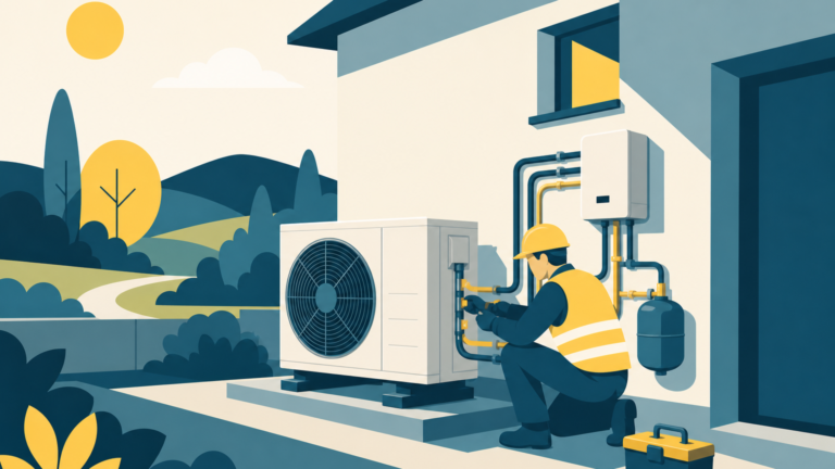 Installateur pompe à chaleur, illustration One Tilt