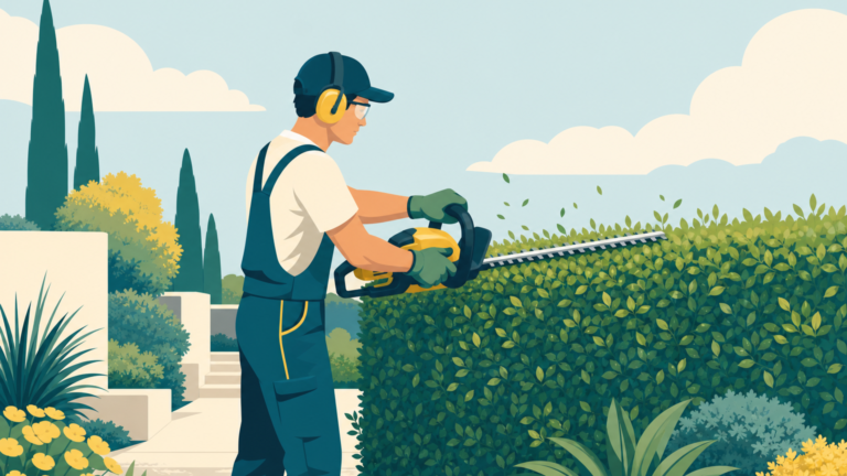 Ouvrier paysagiste, illustration One Tilt