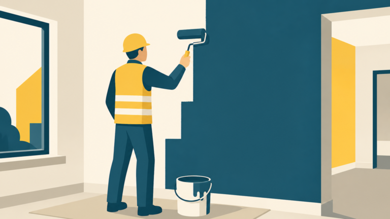 Peintre bâtiment, illustration One Tilt
