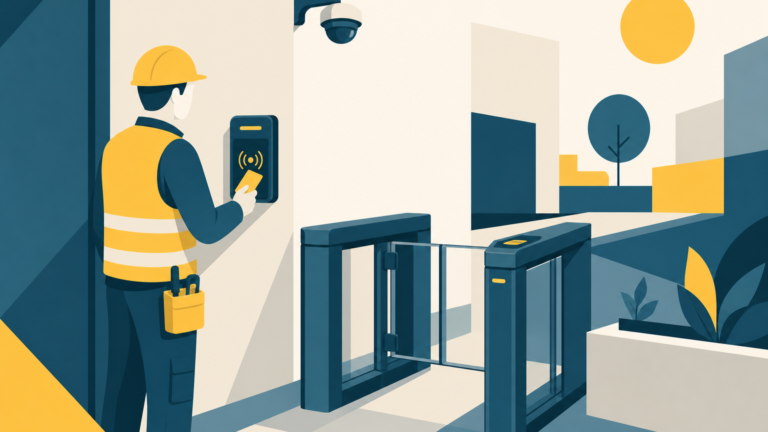 Technicien contrôle d'accès, illustration One Tilt