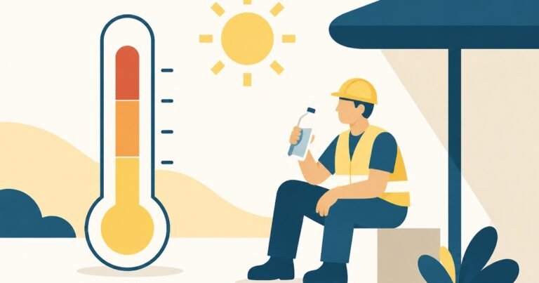 Canicule au travail : les obligations de l’employeur BTP