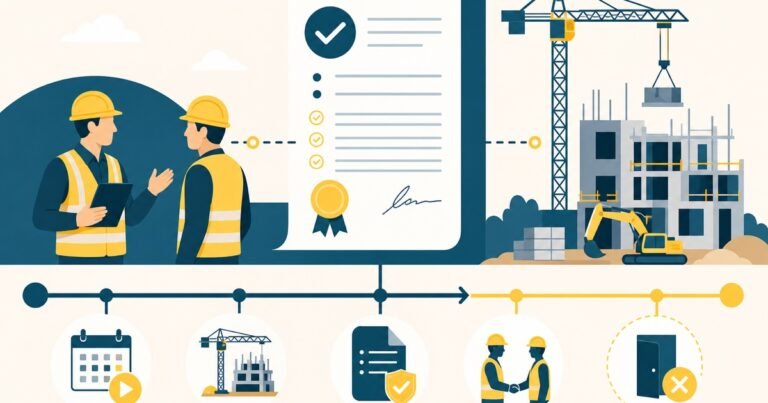 CDI de chantier : le mode d’emploi de l’employeur BTP
