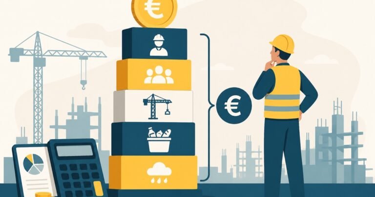Coût réel d&rsquo;un salarié BTP : brut, charges et spécificités 2026