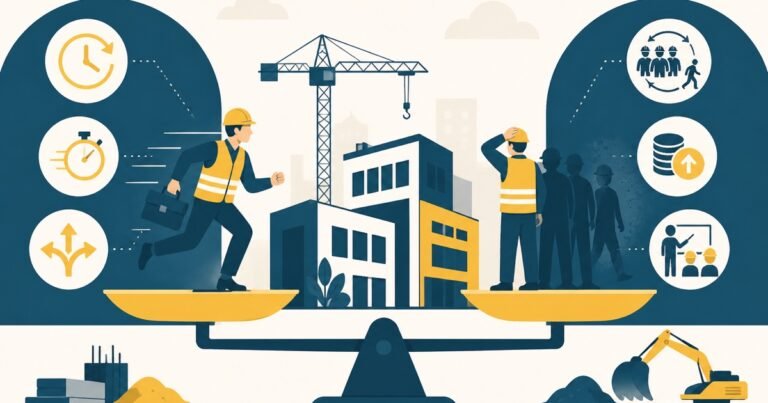 Intérim BTP : avantages et inconvénients pour l&rsquo;entreprise 