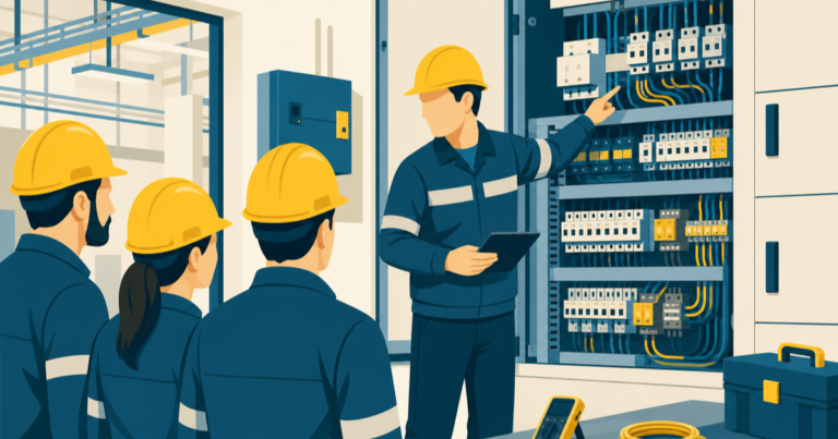 Chef d’équipe électricité BTP : fiche métier One Tilt