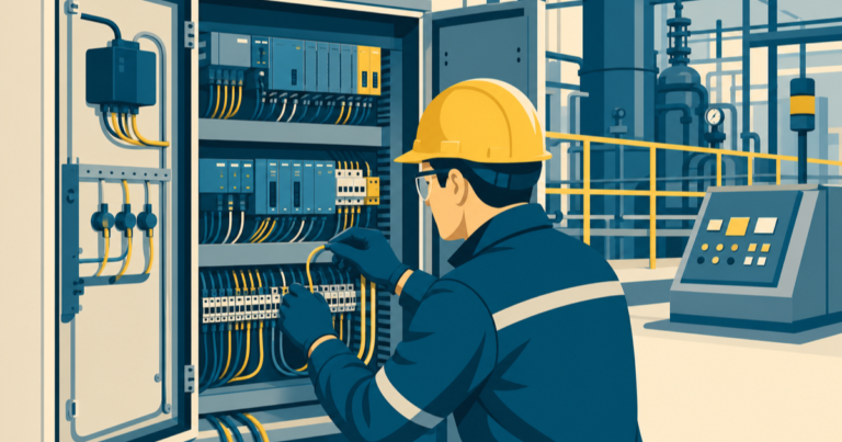 Électricien industriel BTP : fiche métier One Tilt