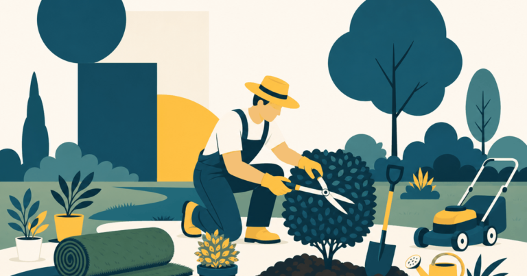 Jardinier paysagiste BTP : fiche métier One Tilt